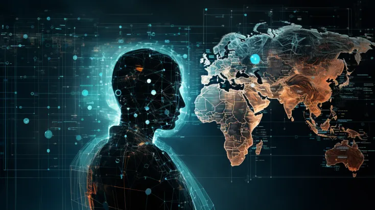 Image displaying collaborative efforts: 18 countries endorsing global AI security guidelines, fostering ethical AI deployment and international cooperation.