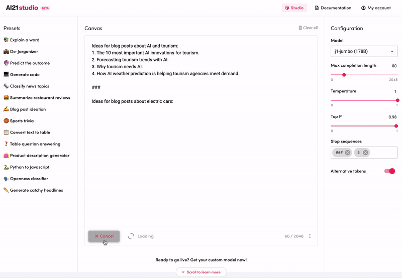 Jurassic AI,AI Tools Like ChatGPT Alternative