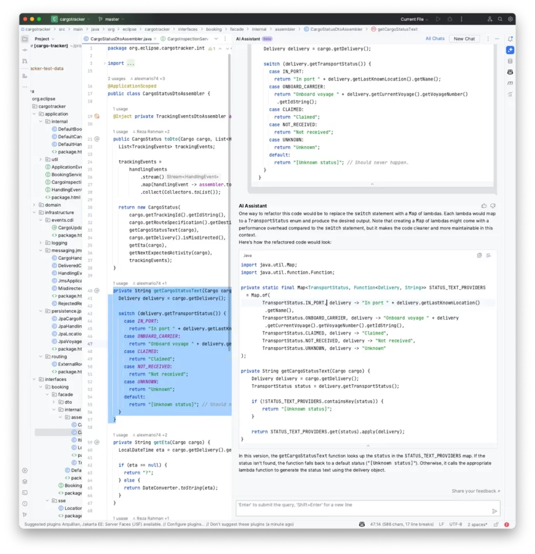 JetBrains AI Assistant for IDEs and .NET Tools : Latest Updates